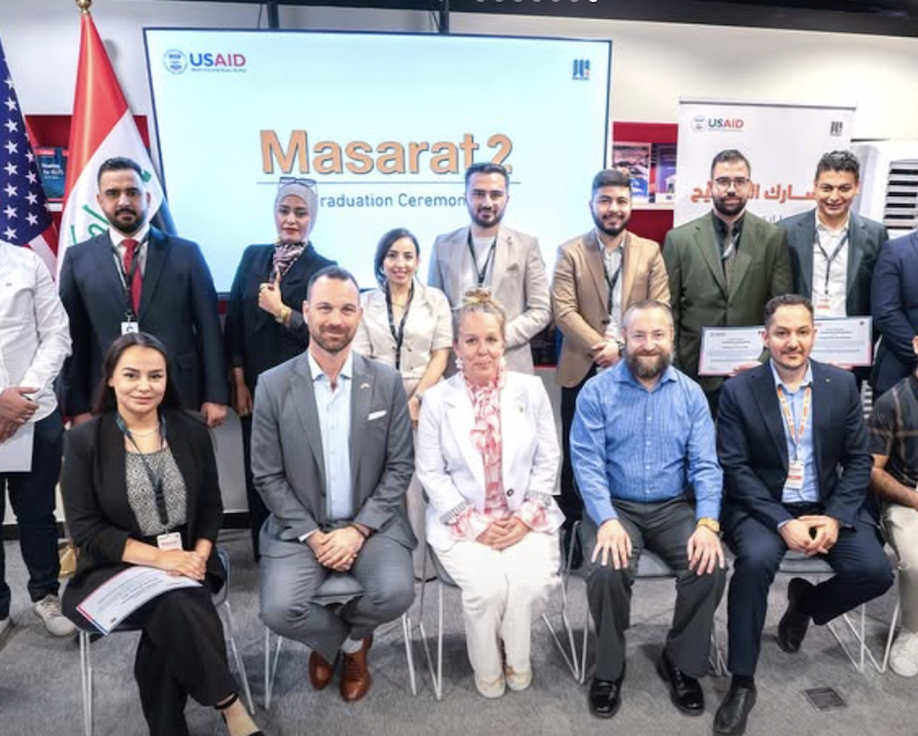 Team at Masarat Graduation Ceremony